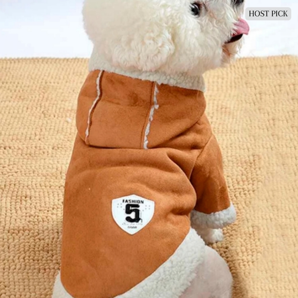 Cotton Brown Pet Coat
